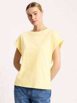 Albaray Roll Back Cuff T-Shirt, Lemon, Lemon