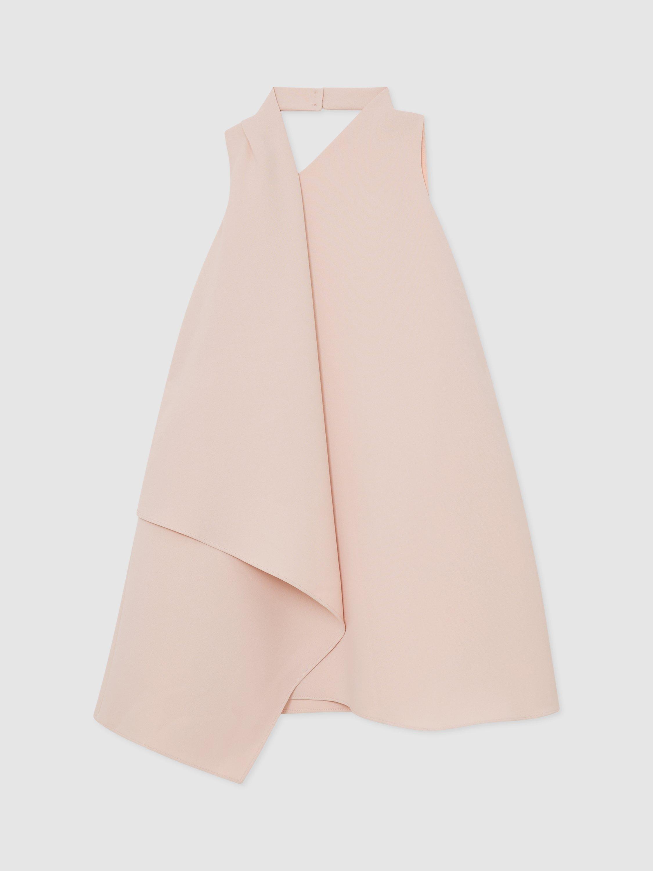 reiss zoe knitted dress Kids' Sleeveless Draped Shift Dress, Pink SKU|V-CECILE-GOL01