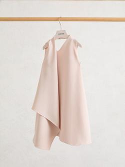 Reiss Kids' Zoe Sleeveless Draped Shift Dress - view 2, Pink