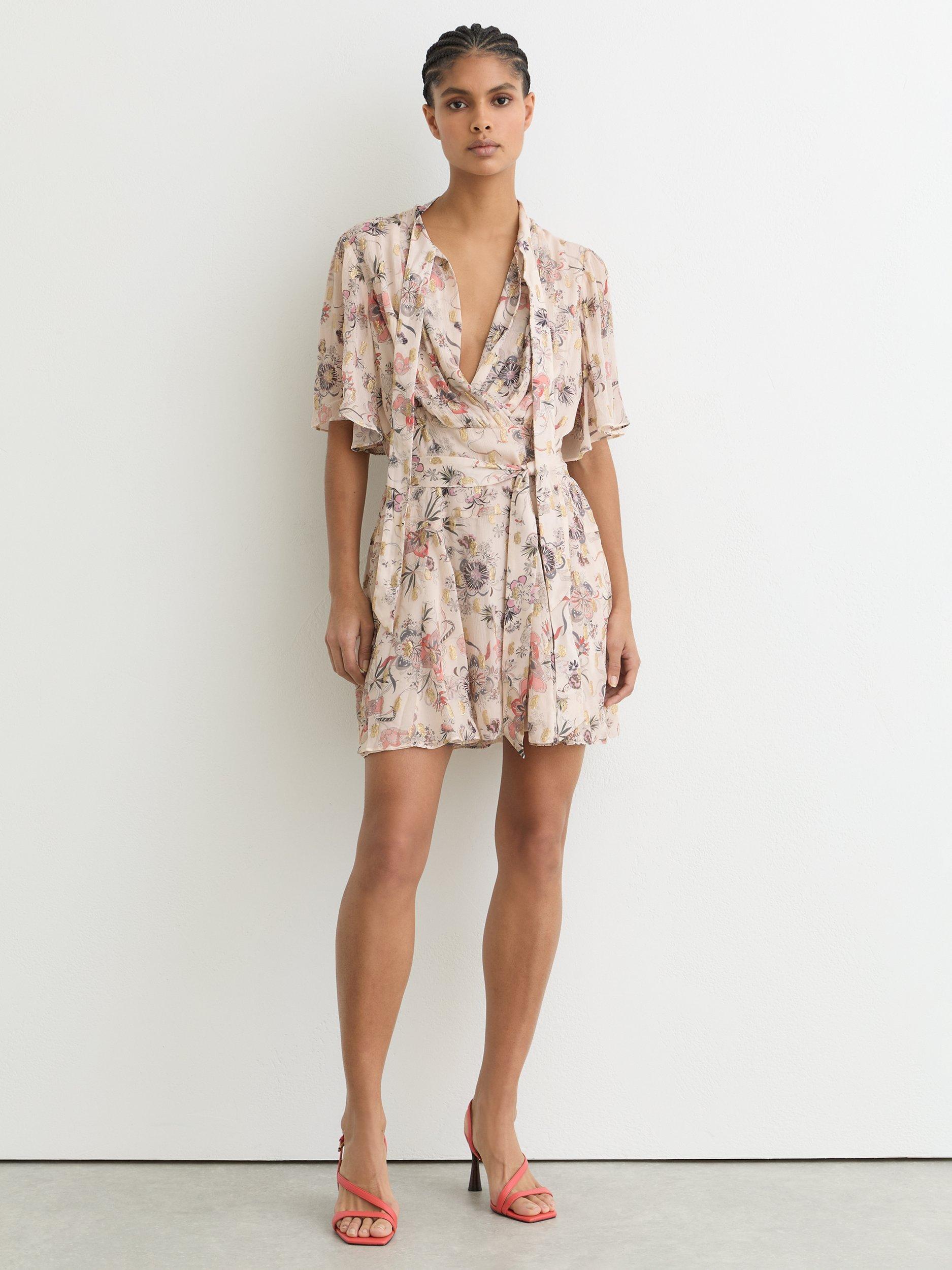 reiss frances metallic mini dress Metallic Mini Dress Reiss Gold Dress Reiss Frances Metallic Mini Dress In  Gold 68% Off Editorialist