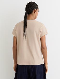 Reiss Luna V-Neck T-Shirt - view 2, Camel