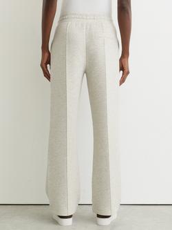 Reiss Petite Jemma Wide Leg Joggers, Grey Marl - view 2, Grey Marl