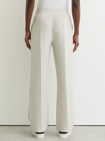 Reiss Petite Jemma Wide Leg Joggers, Grey Marl - view 2, Grey Marl