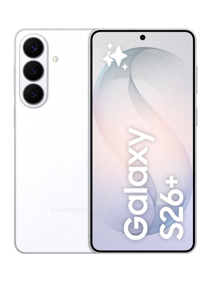 Samsung Galaxy S26+ Smartphone, 12GB RAM, 6.7”, Galaxy AI, 5G, SIM Free, White
