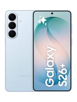 Samsung Galaxy S26+ Smartphone, 12GB RAM, 6.7”, Galaxy AI, 5G, SIM Free, Sky Blue