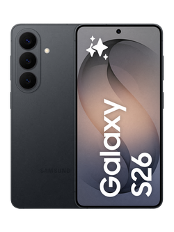 Samsung Galaxy S26 Smartphone, 12GB RAM, 6.3”, Galaxy AI, 5G, SIM Free, Black
