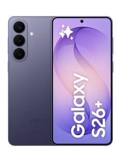 Samsung Galaxy S26+ Smartphone, 12GB RAM, 6.7”, Galaxy AI, 5G, SIM Free, Cobalt Violet