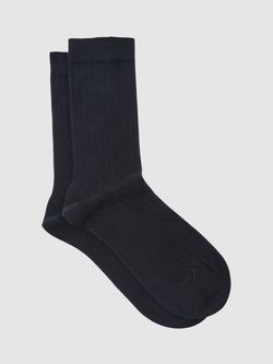 Reiss Felicia Loafer Socks, Navy, Navy