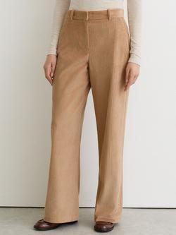 Reiss Petite Stanton Corduroy Trousers, Camel, Camel