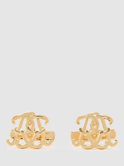 Reiss Hitch Monogram Cufflinks, Gold, Gold