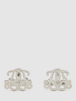 Reiss Hitch Monogram Cufflinks, Silver, Silver