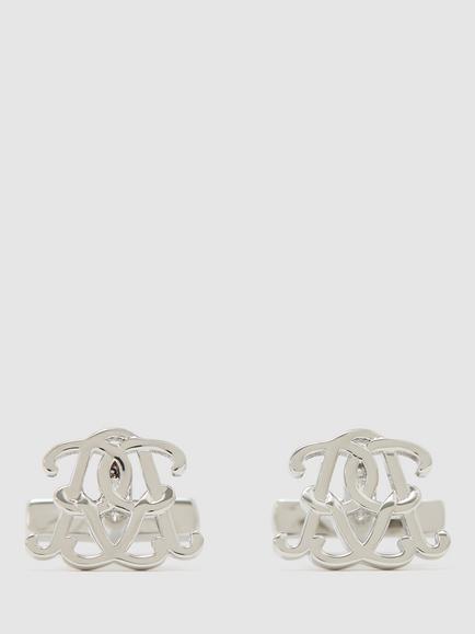 Reiss Hitch Monogram Cufflinks, Silver, Silver
