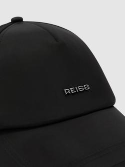 Reiss Emery Technical Logo Baseball Cap, Black - view 2, Black