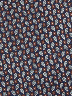 Reiss Cenzo Silk Tie, Navy/Multi - view 2, Navy/Multi