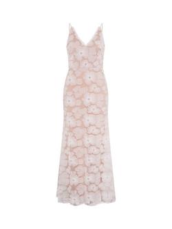 Gina Bacconi Eleni Embroidered Maxi Dress, White - view 2, White
