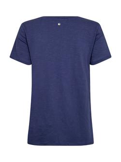 MOS MOSH Romi Gethi Embellished T-Shirt, Crown Blue - view 2, Crown Blue