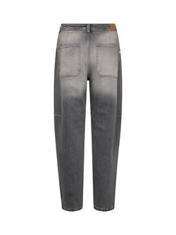 MOS MOSH Aymen Galleon High Rise Tapered Jeans, Grey - view 2, Grey