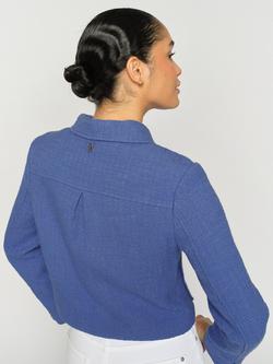 MOS MOSH Nilsa Bobb Boxy Jacket, Ultramarine - view 2, Ultramarine