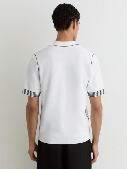 Reiss MasonRegular Fit Short Sleeve Polo Shirt, White - view 2, White