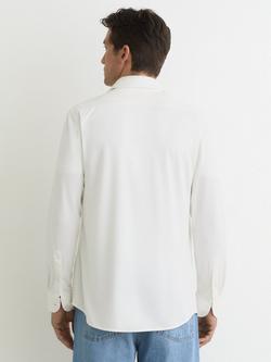 Reiss Davaro Washed Modal Regular Fit Shirt - view 2, White