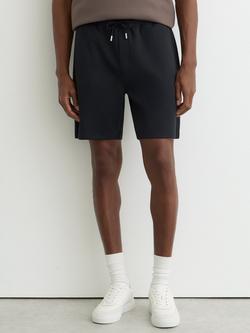 Reiss Reid Interlock Drawstring Shorts, Navy, Navy