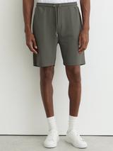 Reiss Tavolla Textured Drawstring Shorts, Sage