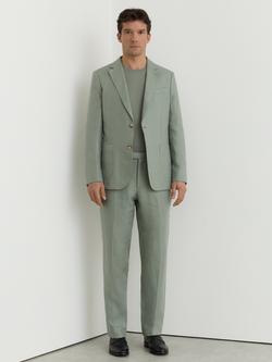 Reiss Atlantic Tailored Fit Linen Suit Jacket, Sage - view 2, Sage