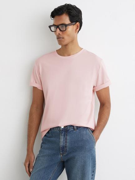 Reiss Bless Cotton T-Shirt, Pink, Pink