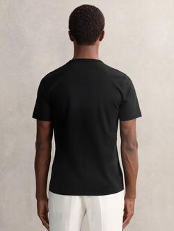 Reiss Count Tailored Fit T-Shirt, Black - view 2, Black