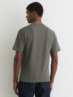 Reiss Jack Textured Crew Neck T-Shirt, Sage - view 2, Sage