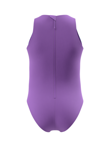 Speedo Kids' Print Hydrasuit Swimsuit, Pace Purple - view 2, Pace Purple