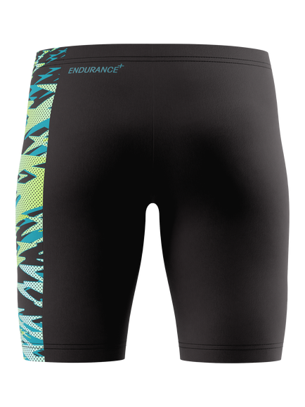 Speedo Kids' Hyperboom Splice Jammer, Anthracite/Hyperteal - view 2, Anthracite/Hyperteal