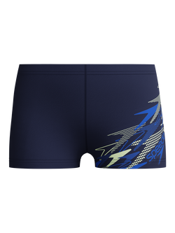 Speedo Kids' Medley Logo Aquashorts, Peacoat/Deep Sapphire, Peacoat/Deep Sapphire