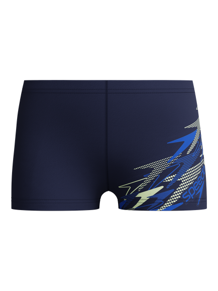 Speedo Kids' Medley Logo Aquashorts, Peacoat/Deep Sapphire, Peacoat/Deep Sapphire