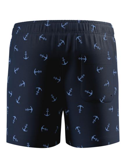 Speedo Kids' Print Volley 13” Watershorts, Peacoat - view 2, Peacoat