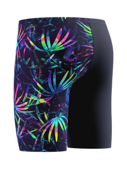 Speedo Kids' Print V-Cut Jammer, Peacoat - view 2, Peacoat