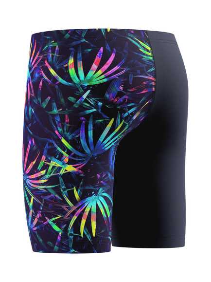 Speedo Kids' Print V-Cut Jammer, Peacoat - view 2, Peacoat