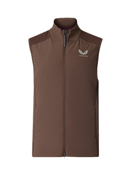 Castore Hybrid Gilet, Mahogany/Alloy, Mahogany/Alloy