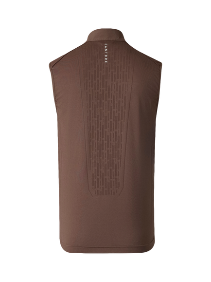Castore Hybrid Gilet, Mahogany/Alloy - view 2, Mahogany/Alloy