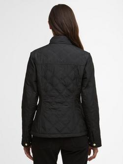 Barbour International Halsey Quilted Jacket, Black - view 2, Black