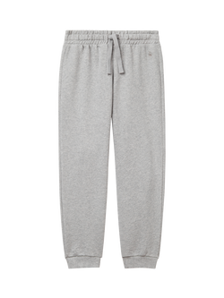 Benetton Kids' Cotton Joggers, Medium Melange Grey, Medium Melange Grey