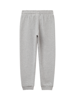 Benetton Kids' Cotton Joggers, Medium Melange Grey - view 2, Medium Melange Grey