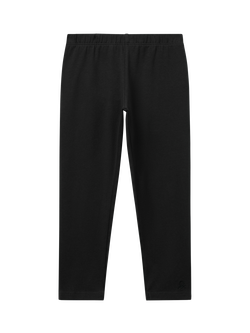 Benetton Kids' Cotton Blend Leggings, Black
