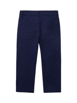 Benetton Kids' Regular Denim Trousers - view 2, Navy