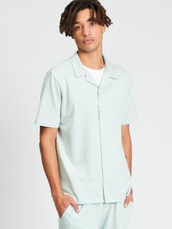 Ben Sherman Short Sleeve Tri-Colour Cotton Polo Shirt, Mint, Mint