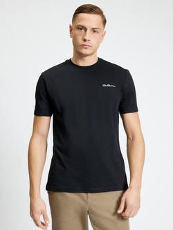 Ben Sherman Signature Silicone Badge T-Shirt, Black, Black