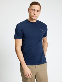 Ben Sherman Signature Silicone Badge T-Shirt, Dark Navy, Dark Navy