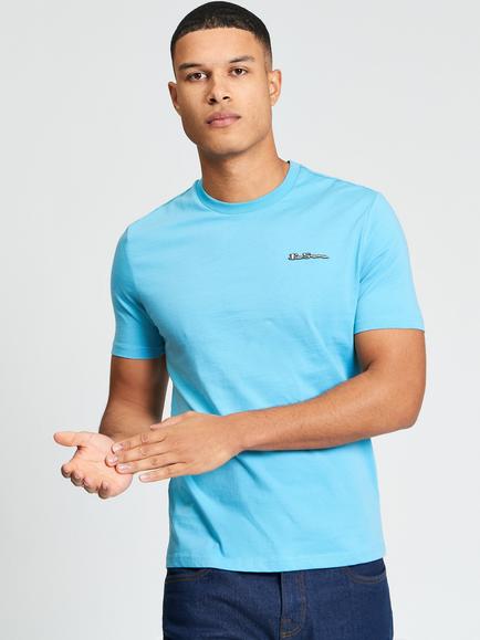 Ben Sherman Signature Crew Neck Cotton T-Shirt, Blue, Blue
