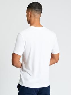 Ben Sherman Signature Silicone Badge T-Shirt, White - view 2, White