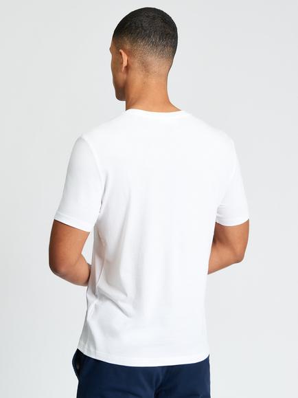 Ben Sherman Signature Silicone Badge T-Shirt, White - view 2, White